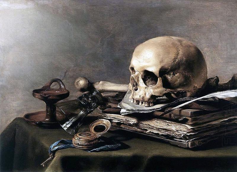 Vanitas still life., unknow artist